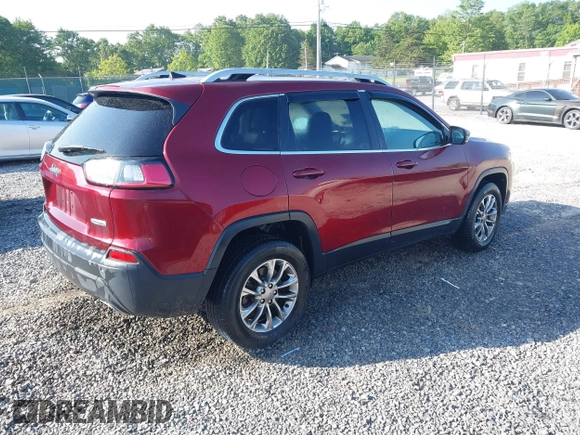 2019 Jeep Cherokee Latitude Plus z VIN 1C4PJMLX0KD101546, wystawiony jako IAAI lot #42388731 z przebiegiem 86 920 mil mil oraz . Historia ofert i sprzedaży dostępna na DreamBid. Obrazek 4.