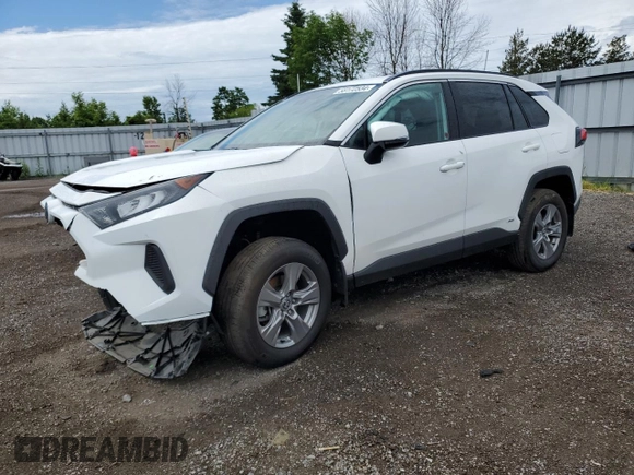 2023 Toyota RAV4 Hybrid XLE Premium with VIN 2T3BWRFV2PW180828, listed as a Copart auction lot 58172534 with 8,428 mi miles and Salvage title. Bid and sale history available at DreamBid. Image 1.
