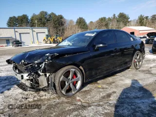 2019 Audi S4 Premium Plus with VIN WAUB4AF44KA032182, listed as a Copart auction lot 45534465 with 75,742 mi miles and Salvage Title. Bid and sale history available at carsss.com. Image 1.