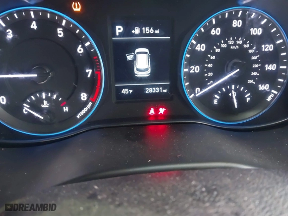 2018 Hyundai Kona SEL with VIN KM8K22AA0JU099415, listed as a IAAI auction lot 41396179 with 28,331 mi miles. Bid and sale history available at carsss.com. Image 15.