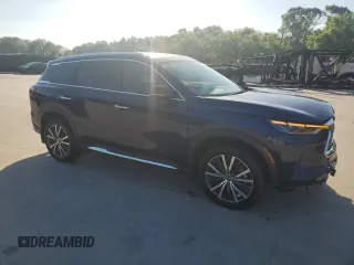 2023 Infiniti QX60 Sensory with VIN 5N1DL1GS2PC345895, listed as a Copart auction lot 53189265 with 25,865 mi miles and Salvage title. Bid and sale history available at DreamBid. Image 4.