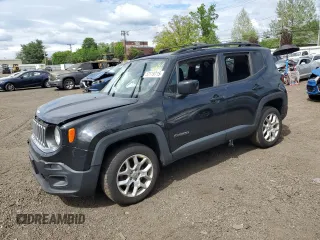 2017 Jeep Renegade Latitude with VIN ZACCJBBB9HPE93266, listed as a Copart auction lot 57119715 with 118,596 mi miles and Non repairable. Bid and sale history available at DreamBid. Image 1.