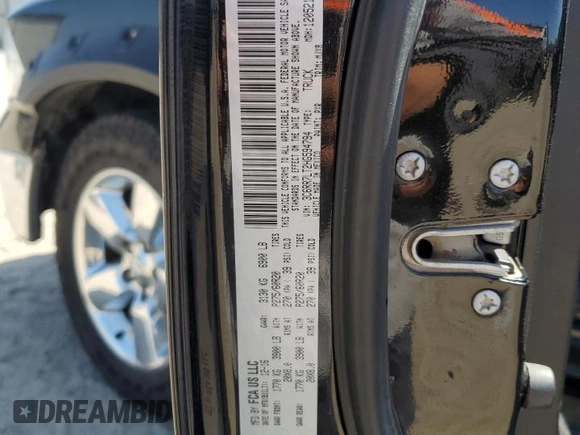 2017 Ram 1500 Big Horn z VIN 3C6RR7LT2HG594794, wystawiony jako Copart lot #52328695 z przebiegiem 80 139 mil mil oraz Szkoda całkowita • Salvage title. Historia ofert i sprzedaży dostępna na DreamBid. Obrazek 13.