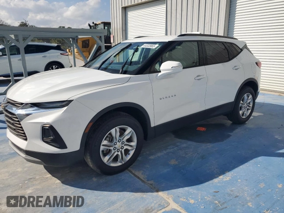 2020 Chevrolet Blazer LT z VIN 3GNKBBRA2LS587557, wystawiony jako Copart lot #44533965 z przebiegiem Nie podano mil oraz Nie do naprawy • Non repairable. Historia ofert i sprzedaży dostępna na DreamBid. Obrazek 1.