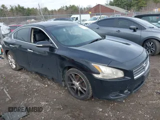 2009 Nissan Maxima S with VIN 1N4AA51E99C853541, listed as a IAAI auction lot 41952299 with 191,751 mi miles and . Bid and sale history available at DreamBid. Image 1.
