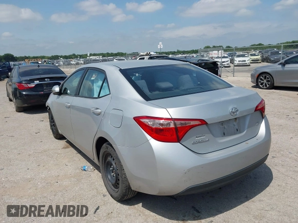 2018 Toyota Corolla L with VIN 2T1BURHE6JC974560, listed as a IAAI auction lot 42380518 with 155,926 mi miles and . Bid and sale history available at DreamBid. Image 3.