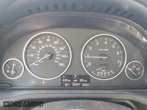2012 BMW X3 28i with VIN 5UXWX5C5XCL720059, listed as a Copart auction lot 49326465 with 107,977 mi miles and Salvage Title. Bid and sale history available at DreamBid. Image 9.