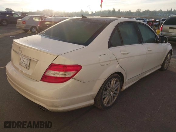 2008 Mercedes-Benz C 300 Sport with VIN WDDGF54X98R013277, listed as a IAAI auction lot 41399102 with 159,624 mi miles and . Bid and sale history available at DreamBid. Image 4.
