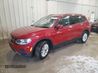 2018 Volkswagen Tiguan S z VIN 3VV0B7AX5JM052853, wystawiony jako Copart lot #57607695 z przebiegiem 17 799 mil mil oraz Czysty tytuł • Clean title. Historia ofert i sprzedaży dostępna na DreamBid. Obrazek 1.