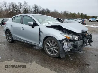 2018 Mazda 3 Touring with VIN 3MZBN1V36JM198937, listed as a Copart auction lot 44759285 with 91,857 mi miles and Non Repairable. Bid and sale history available at carsss.com. Image 4.
