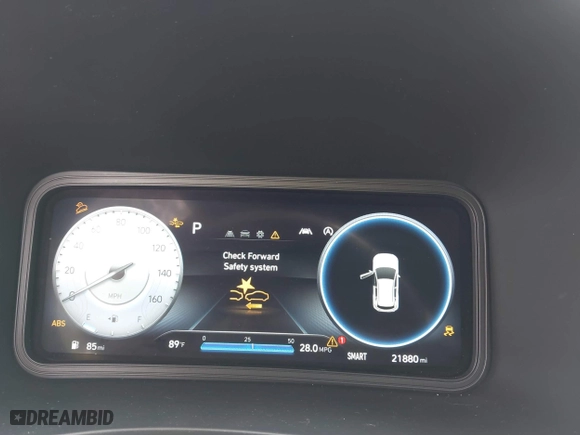 2022 Hyundai Kona N Line with VIN KM8K33A30NU794312, listed as a IAAI auction lot 41875100 with 21,880 mi miles. Bid and sale history available at carsss.com. Image 7.