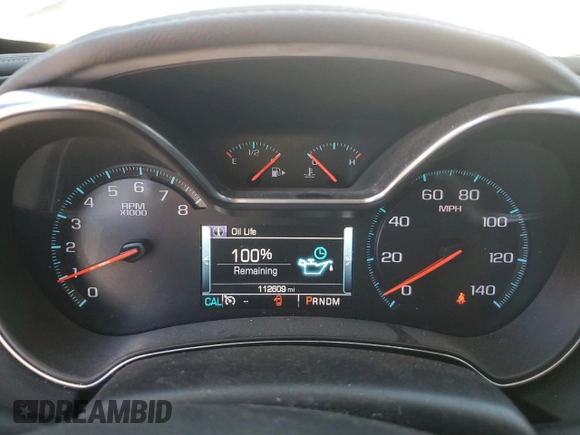2015 Chevrolet Impala LT with VIN 2G1125S37F9141836, listed as a Copart auction lot 53123255 with 112,609 mi miles and Salvage Title. Bid and sale history available at DreamBid. Image 9.