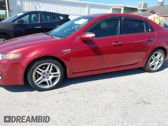 2007 Acura TL with VIN 19UUA66247A021899, listed as a IAAI auction lot 42058208 with 187,770 mi miles. Bid and sale history available at carsss.com. Image 2.