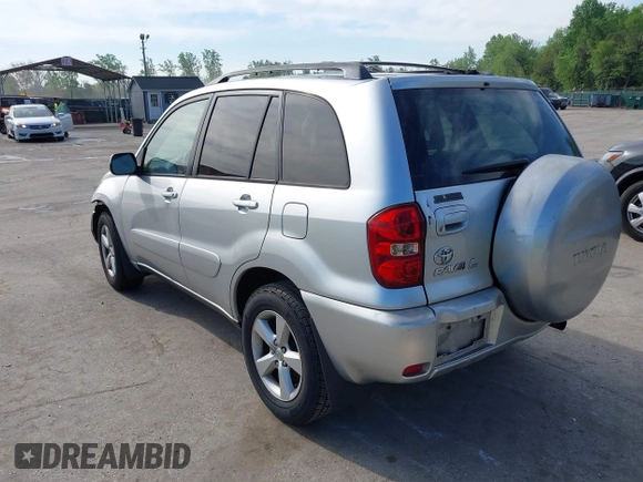 2005 Toyota RAV4 with VIN JTEGD20V750066025, listed as a IAAI auction lot 42101689 with 227,405 mi miles. Bid and sale history available at carsss.com. Image 3.