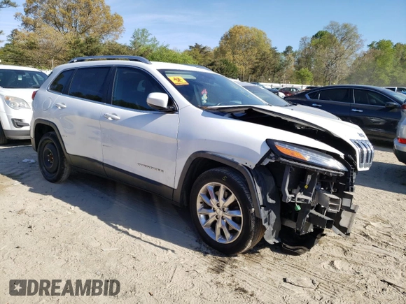 2016 Jeep Cherokee Limited with VIN 1C4PJLDB9GW221886, listed as a Copart auction lot 49076615 with 140,957 mi miles and Non Repairable. Bid and sale history available at carsss.com. Image 4.