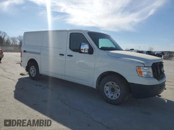 2019 Nissan NV SV with VIN 1N6AF0KY1KN804039, listed as a Copart auction lot 46858085 with 105,479 mi miles and Salvage Title. Bid and sale history available at carsss.com. Image 4.