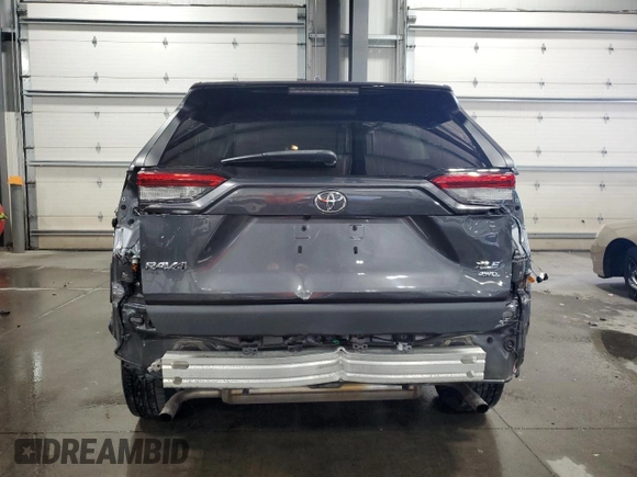 2020 Toyota RAV4 XLE with VIN 2T3P1RFVXLW119614, listed as a Copart auction lot 77139364 with 74,020 mi miles and Salvage Title. Bid and sale history available at carsss.com. Image 6.