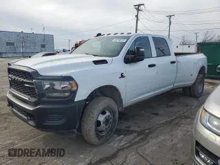 2023 Ram 3500 Tradesman with VIN 3C63RRGL2PG548215, listed as a Copart auction lot 43213275 with 244,630 mi miles and Clean Title. Bid and sale history available at carsss.com. Image 1.