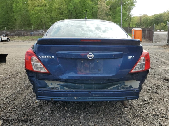 2019 Nissan Versa Sedan SV with VIN 3N1CN7AP8KL845741, listed as a Copart auction lot 53637475 with 116,782 mi miles and Salvage Title. Bid and sale history available at carsss.com. Image 6.