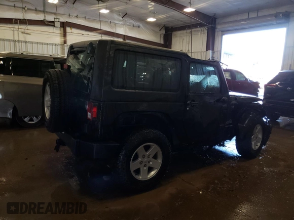 2018 Jeep Wrangler Sport S with VIN 1C4AJWAG6JL806828, listed as a Copart auction lot 48940925 with Not provided miles and Non repairable. Bid and sale history available at DreamBid. Image 3.