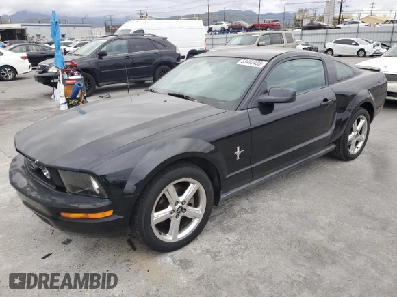 2008 Ford Mustang Deluxe with VIN 1ZVHT80N785162868, listed as a Copart auction lot 53402435 with 147,529 mi miles and Salvage Title. Bid and sale history available at carsss.com. Image 1.