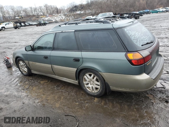 2002 Subaru Legacy Outback with VIN 4S3BH665727661980, listed as a Copart auction lot 47190155 with 168,026 mi miles and Clean title. Bid and sale history available at DreamBid. Image 2.