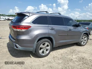 2018 Toyota Highlander Limited with VIN 5TDYZRFH0JS246961, listed as a Copart auction lot 60876075 with 88,813 mi miles and Salvage title. Bid and sale history available at DreamBid. Image 3.