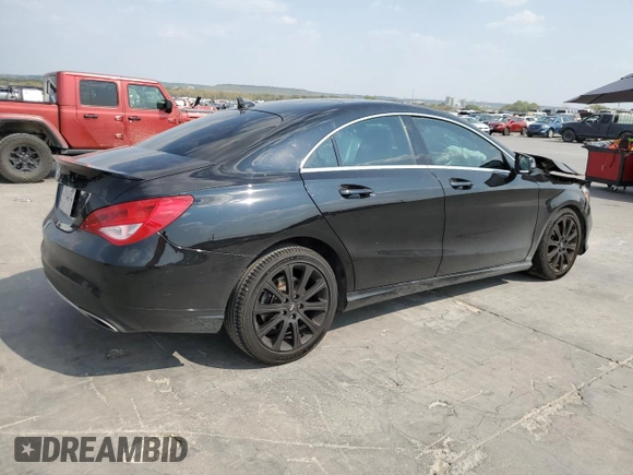 2018 Mercedes-Benz CLA 250 with VIN WDDSJ4EB4JN596540, listed as a Copart auction lot 66037943 with 97,530 mi miles and . Bid and sale history available at DreamBid. Image 3.