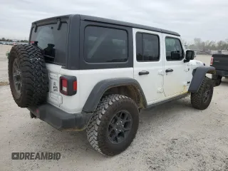 2024 Jeep Wrangler Sport with VIN 1C4PJXDG7RW364535, listed as a Copart auction lot 89122785 with 1,631 mi miles and Salvage Title. Bid and sale history available at DreamBid. Image 3.