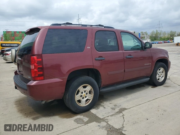2008 Chevrolet Tahoe 2LT z VIN 1GNFC13068J148704, wystawiony jako Copart lot #54614815 z przebiegiem 229 570 mil mil oraz Czysty tytuł • Clean title. Historia ofert i sprzedaży dostępna na DreamBid. Obrazek 3.