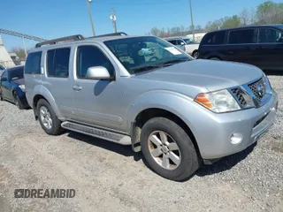 2012 Nissan Pathfinder SV with VIN 5N1AR1NB9CC625487, listed as a IAAI auction lot 41994728 with 1 mi miles. Bid and sale history available at carsss.com. Image 1.