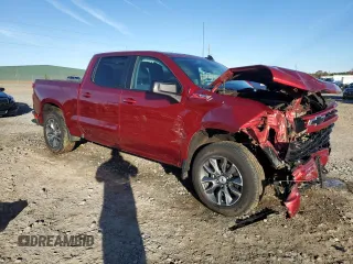 2023 Chevrolet Silverado 1500 RST with VIN 1GCUDEE8XPZ230913, listed as a Copart auction lot 85033514 with 43,617 mi miles and Salvage Title. Bid and sale history available at DreamBid. Image 4.