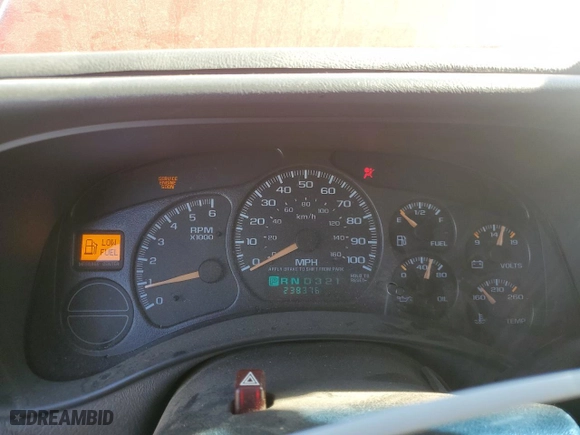 2002 Chevrolet Silverado 1500 LS with VIN 2GCEK19T621404205, listed as a Copart auction lot 49125335 with 238,376 mi miles and Salvage Title. Bid and sale history available at carsss.com. Image 9.