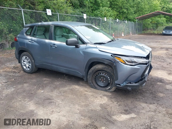 2023 Toyota Corolla Cross L with VIN 7MUAAAAGXPV060044, listed as a IAAI auction lot 42289062 with 29,837 mi miles and . Bid and sale history available at DreamBid. Image 1.