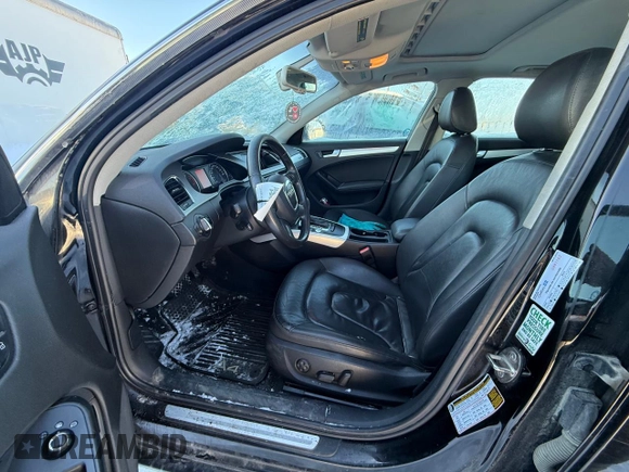 2009 Audi A4 with VIN WAULF68K79N017833, listed as a Copart auction lot 86507584 with 202,534 mi miles and Salvage title. Bid and sale history available at DreamBid. Image 7.