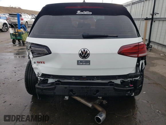 2021 Volkswagen Golf GTI S with VIN 3VW6T7AU7MM000167, listed as a Copart auction lot 44574295 with 14,381 mi miles and Salvage Title. Bid and sale history available at carsss.com. Image 6.