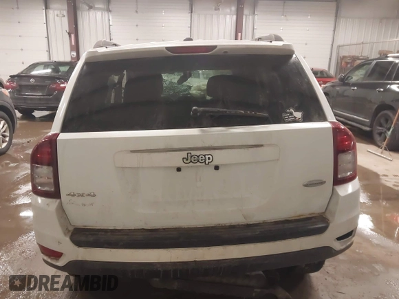 2017 Jeep Compass High Altitude with VIN 1C4NJDEB1HD191081, listed as a IAAI auction lot 41634537 with 133,651 mi miles and . Bid and sale history available at carsss.com. Image 16.