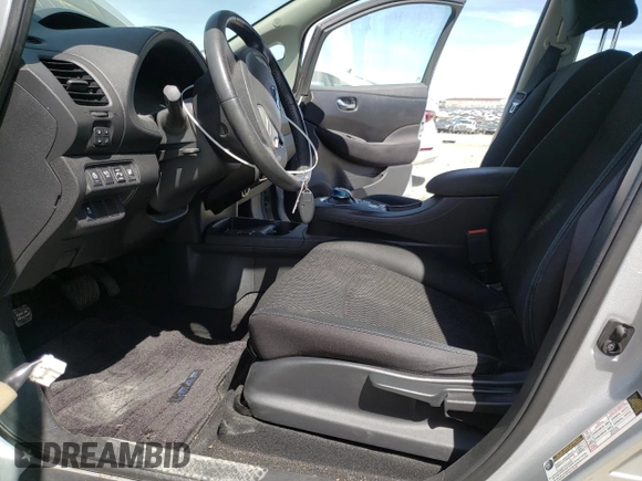 2015 Nissan LEAF SV with VIN 1N4AZ0CP1FC306530, listed as a Copart auction lot 49564793 with 76,528 mi miles. Bid and sale history available at carsss.com. Image 7.