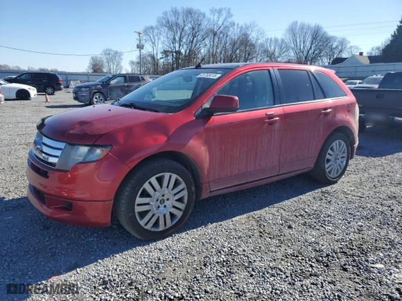 2010 Ford Edge Sport with VIN 2FMDK4AC4ABA17472, listed as a Copart auction lot 41753415 with 218,641 mi miles and Salvage Title. Bid and sale history available at carsss.com. Image 1.