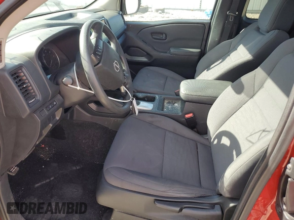 2022 Nissan Frontier S with VIN 1N6ED1CM2NN654715, listed as a Copart auction lot 57375475 with 38,432 mi miles and Salvage title. Bid and sale history available at DreamBid. Image 7.