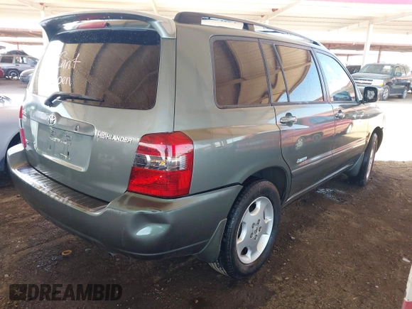 2007 Toyota Highlander w/3rd Row with VIN JTEDP21A570131320, listed as a IAAI auction lot 42079512 with 272,093 mi miles and . Bid and sale history available at DreamBid. Image 4.