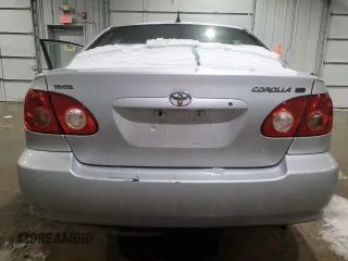 2008 Toyota Corolla CE with VIN 2T1BR32E78C880303, listed as a Copart auction lot 46830565 with 299,999 mi miles and Salvage Title. Bid and sale history available at DreamBid. Image 6.