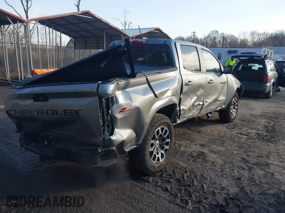 2024 Chevrolet Colorado 4WD Z71 with VIN 1GCPTDEK3R1122785, listed as a IAAI auction lot 41836221 with 3,313 mi miles and . Bid and sale history available at DreamBid. Image 4.