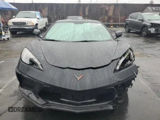 2021 Chevrolet Corvette 1LT with VIN 1G1YA2D42M5107951, listed as a Copart auction lot 86632094 with 27,590 mi miles and Salvage Title. Bid and sale history available at carsss.com. Image 5.