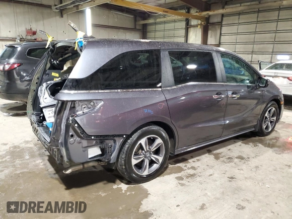 2020 Honda Odyssey Touring with VIN 5FNRL6H88LB009174, listed as a Copart auction lot 86636264 with 67,491 mi miles and Salvage Title. Bid and sale history available at DreamBid. Image 3.
