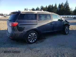 2015 Kia Sedona SX with VIN KNDMC5C14F6038900, listed as a Copart auction lot 44683445 with 166,793 mi miles and Salvage Title. Bid and sale history available at carsss.com. Image 3.