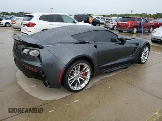2017 Chevrolet Corvette Z06 3LZ with VIN 1G1YU2D60H5604768, listed as a Copart auction lot 74504534 with 0 mi miles and Non Repairable. Bid and sale history available at carsss.com. Image 3.
