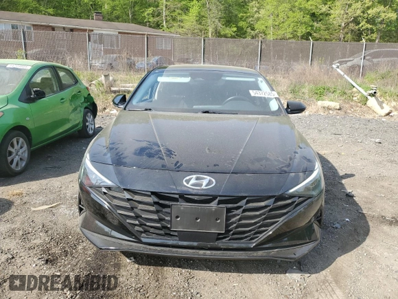 2023 Hyundai Elantra SEL with VIN KMHLS4AG1PU518305, listed as a Copart auction lot 54372585 with 29,448 mi miles and Salvage title. Bid and sale history available at DreamBid. Image 5.