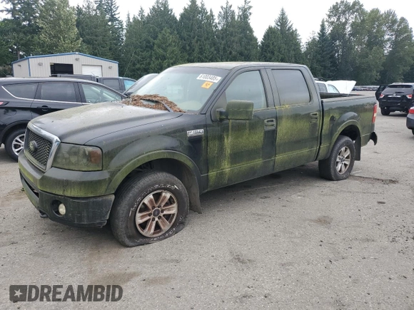 2006 Ford F-150 XLT z VIN 1FTPW14556FA18038, wystawiony jako Copart lot #61003485 z przebiegiem Nie podano mil oraz Czysty tytuł • Clean title. Historia ofert i sprzedaży dostępna na DreamBid. Obrazek 1.