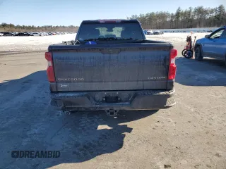 2022 Chevrolet Silverado 1500 Custom with VIN 3GCPDBEK8NG605640, listed as a Copart auction lot 43718225 with 24,424 mi miles and Salvage Title. Bid and sale history available at carsss.com. Image 6.